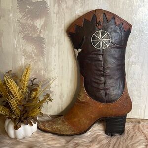 Rustic Western Cowboy Boot Wall Decor